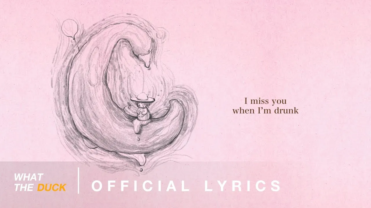 I miss you when I’m drunk