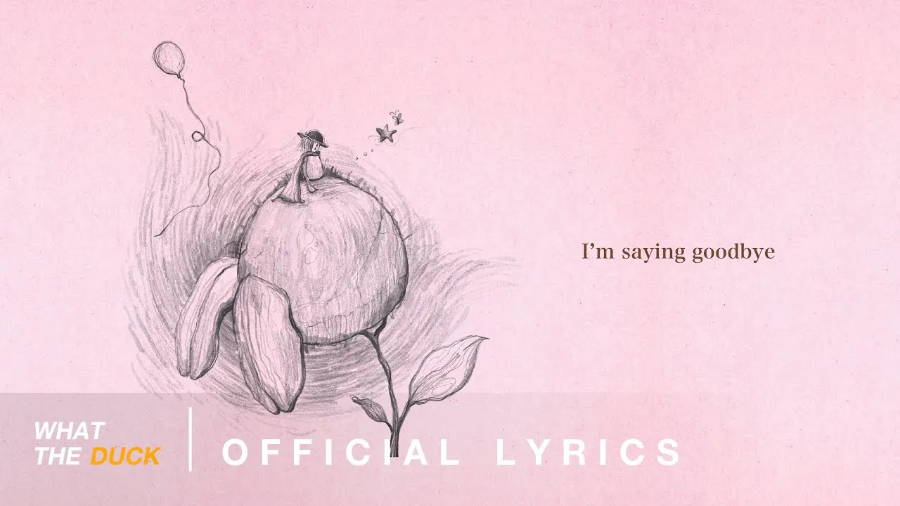 I’m saying goodbye